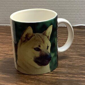 Vtg Shiba Inu Dog Coffee Mug Barbara Augello Design 1994 XPRES Corp Ceramic 11oz